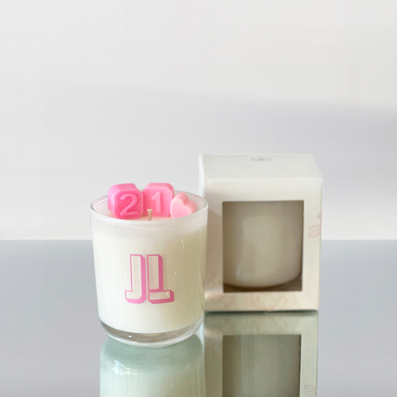 Monogram Candles with Age 180g-personalised-candles-Angel Aromatics