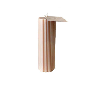 Ribbed Pillar Candles-Candles-Angel Aromatics