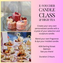 E Gift Voucher - Candle Making Class with High Tea-candles-Angel Aromatics