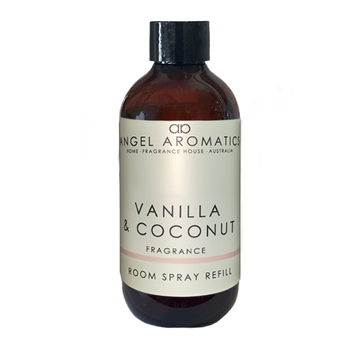 Vanilla and Coconut Room Spray Refill 200ml-Room spray-Angel Aromatics