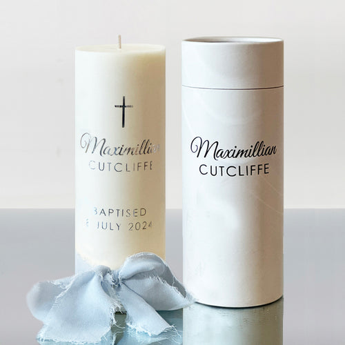 Baptism Candle-Baptism Candle-Angel Aromatics