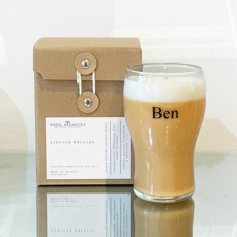 Personalised Beer Candles (Reusable Beer Glass)-Candles-Angel Aromatics