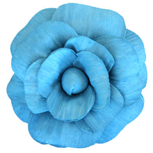 Balsa Wood Flowers Small Camellia Duck Egg Blue-Flowers-Angel Aromatics