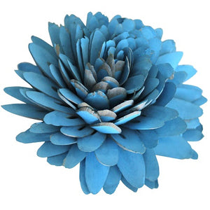 Balsa Wood Flowers Protea Duck Egg Blue-Flowers-Angel Aromatics